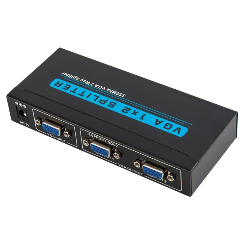 Supporto Splitter VGA 1x2 350 MHz 2 vie 1080P