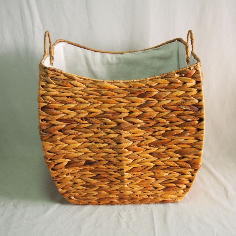 Set di 3 Laundry Water Hyacinth Basket