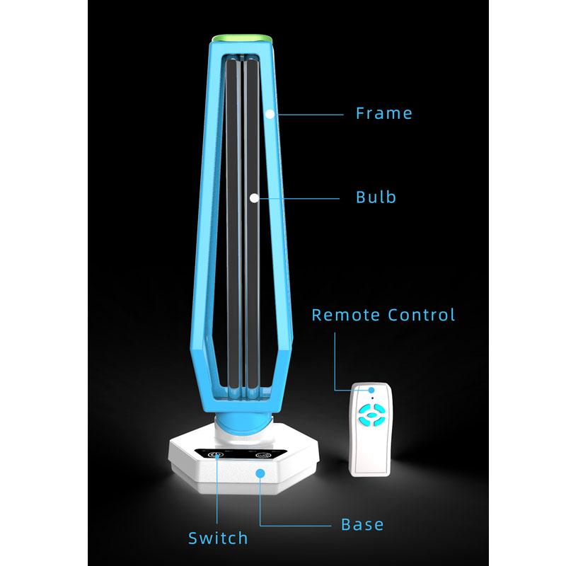 Lampadina anti coronavirus bianca blu anti-UV 2020