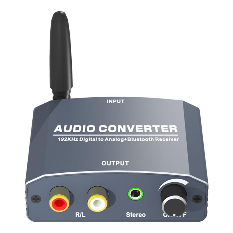 Convertitore audio digitale \/ analogico con supporto ricevitore Bluetooth 192KHz