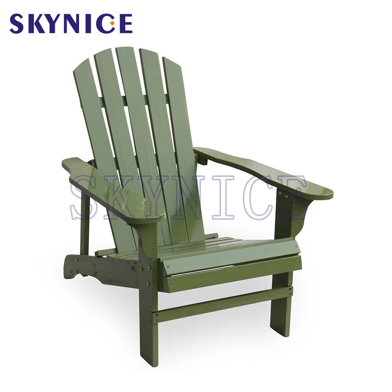 Outdoor Patio Furniture Recline Beach Wood Garden Chair