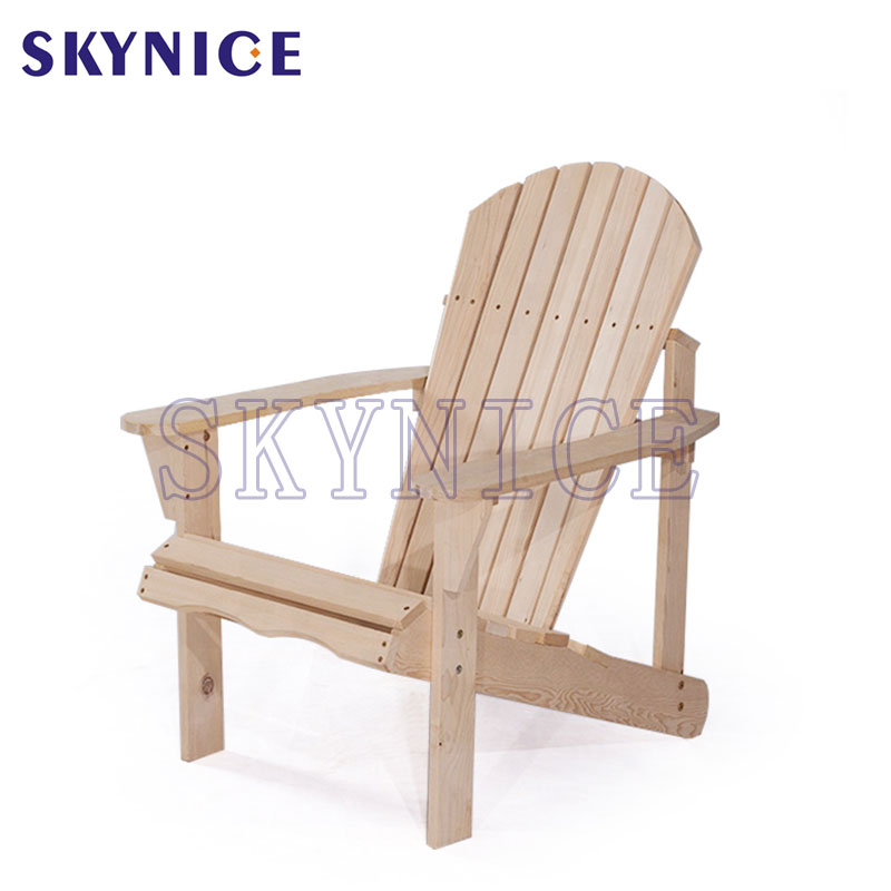 Outdoor Natural Fir Wood Rocking Chair Patio Deck Frog Chair