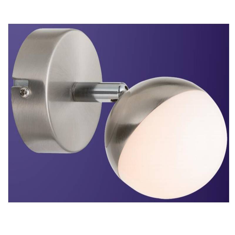 Alta tensione LED spot light-1, ombra di plastica a metà sfera