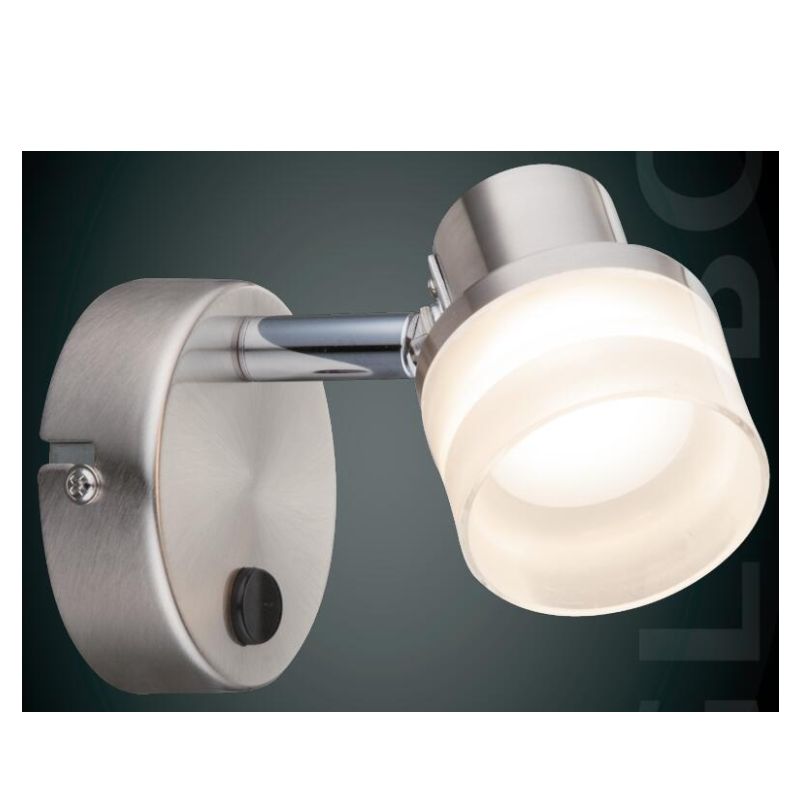 Luce spot-1 ad alta tensione LED, con ombra di plastica cilindro