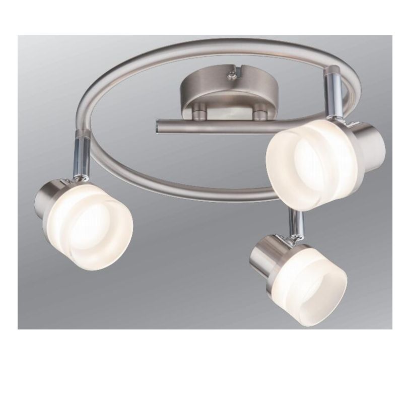 Faretto LED ad alta tensione-3, con paralume in plastica a cilindro