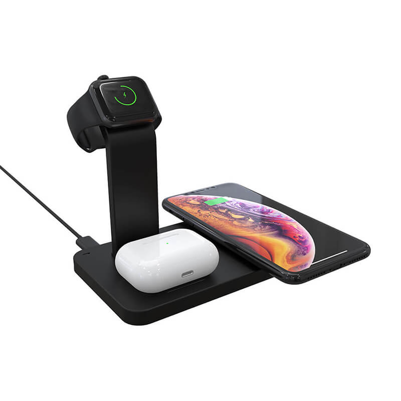 Stazione di ricarica wireless 3 in 1 (per iPhone, Airpods e Apple Watch)