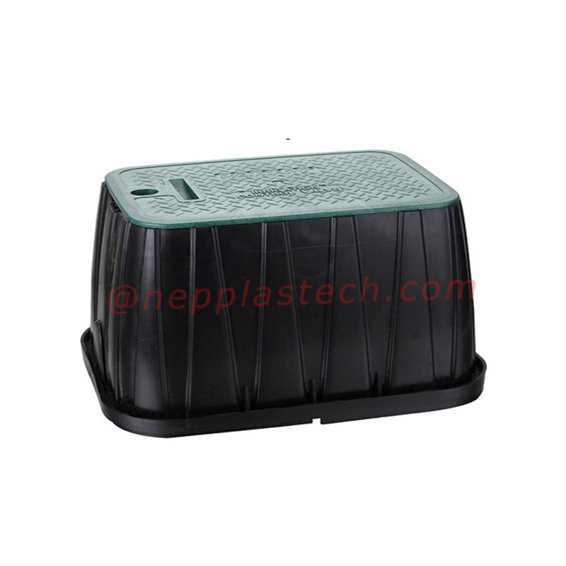 sistema di irrigazione automatica solare paesaggio 6 10 12 pollici valvola di plastica e scatola contatore dell'acqua