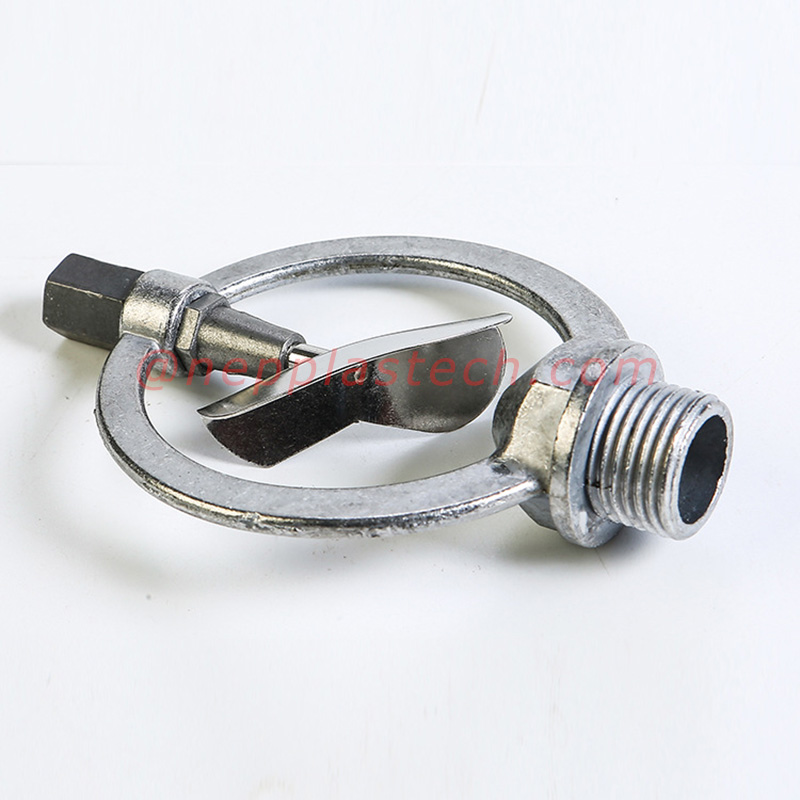 La farfalla in lega di zinco da 1\/2 pollice ruota automaticamente l'irrigazione a pioggia e l'irrigazione a spruzzo da giardinaggio