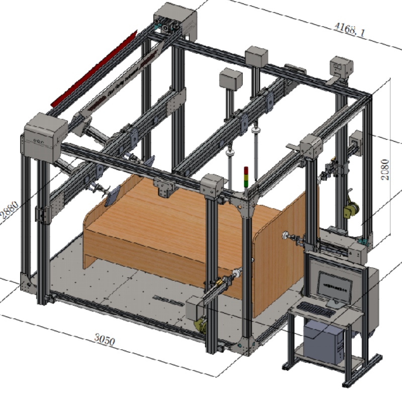 LT-JJ16-A Integrated Mechanical Testing Machine per letto e armadietto