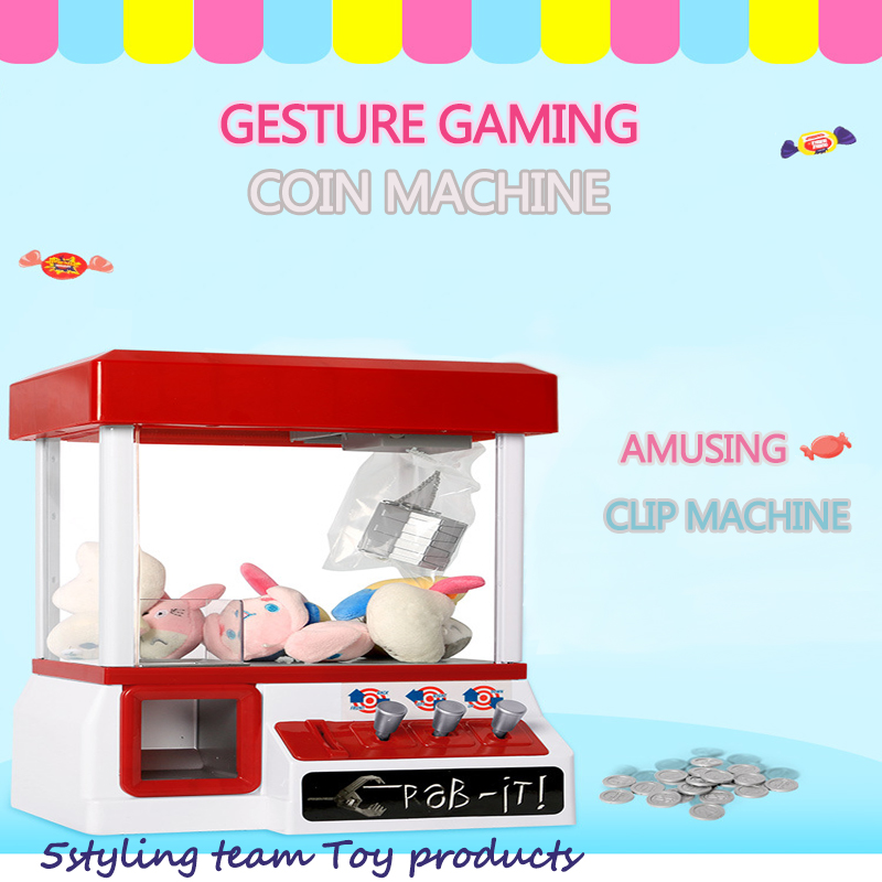 Opel bambini's holding machine mini holding macchina clip di musica Doll holding machine di moneta di giochi all'ingrosso