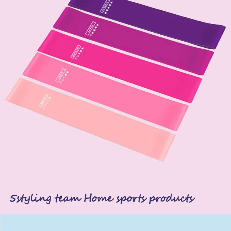 Corpo di alta qualità Shaping Blue Gel Hip Resistenza Band con Ankle Strap