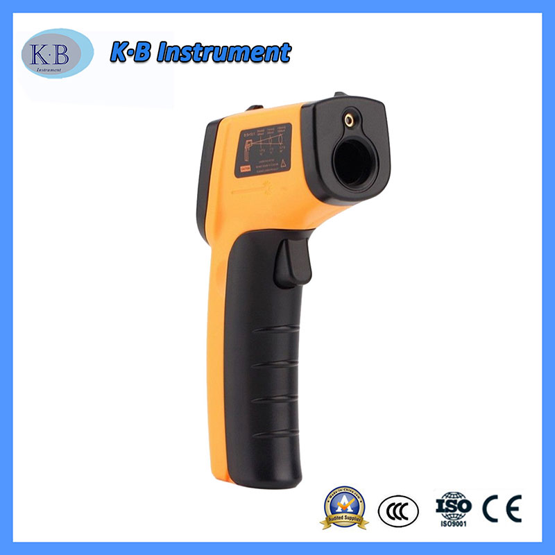 Non a contatto Industrial Digital Temperature Measuring Instrument Laser LCD Display Digital Thermometro GM320 Termometro a infrarossi