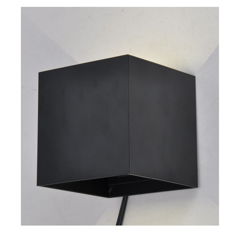 Lampada a parete quadrata LED con conducente LED, luce in alto e in basso
