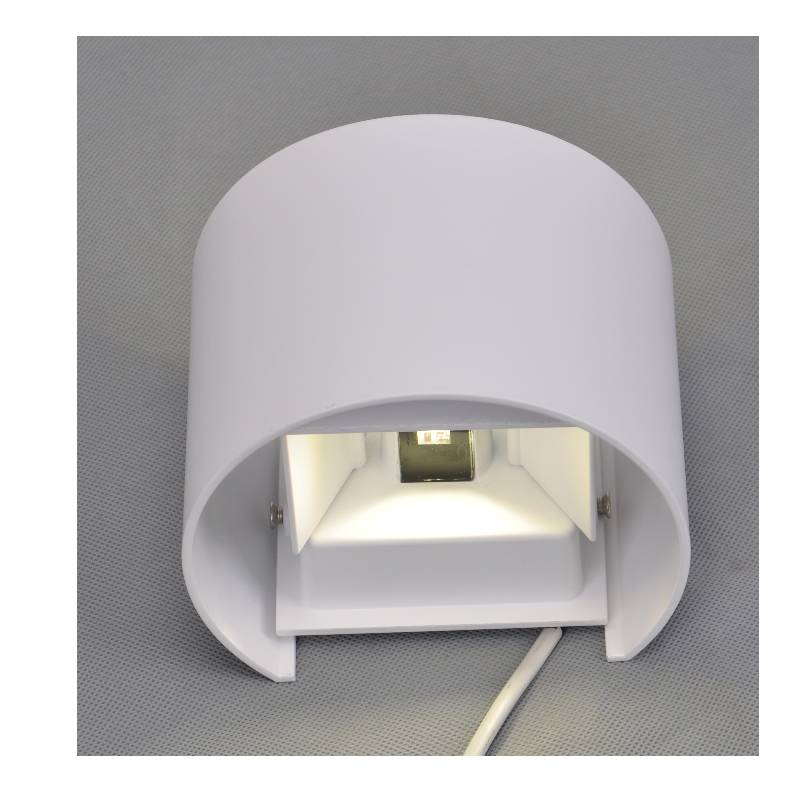 Lampada a muro ad arco LED con conducente a LED, luce in alto e in basso