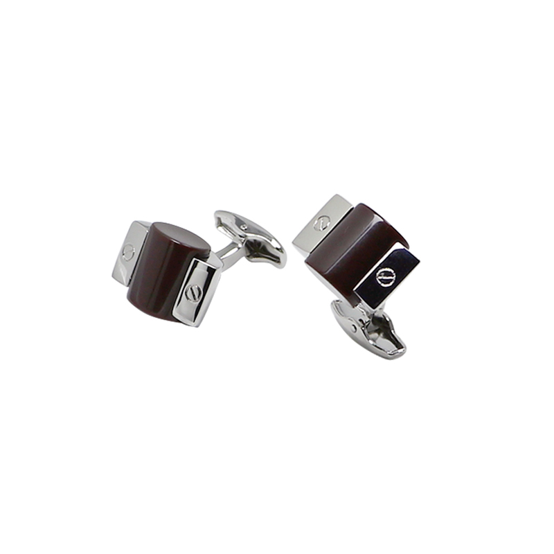 Brown Agate Cool Wholesale Cuff Links