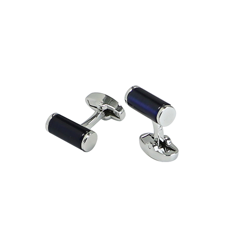 Blue Cat's Eye Unique Cuff Links