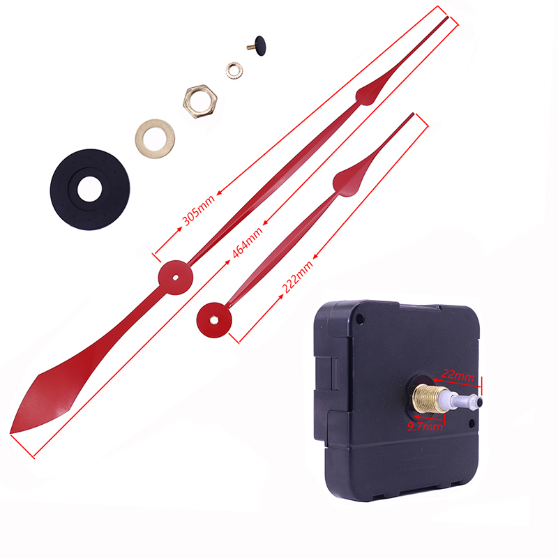 HR1688 Meccanismo di trasmissione ad albero I da 17 mm ad alta coppia e lancette a serpentina