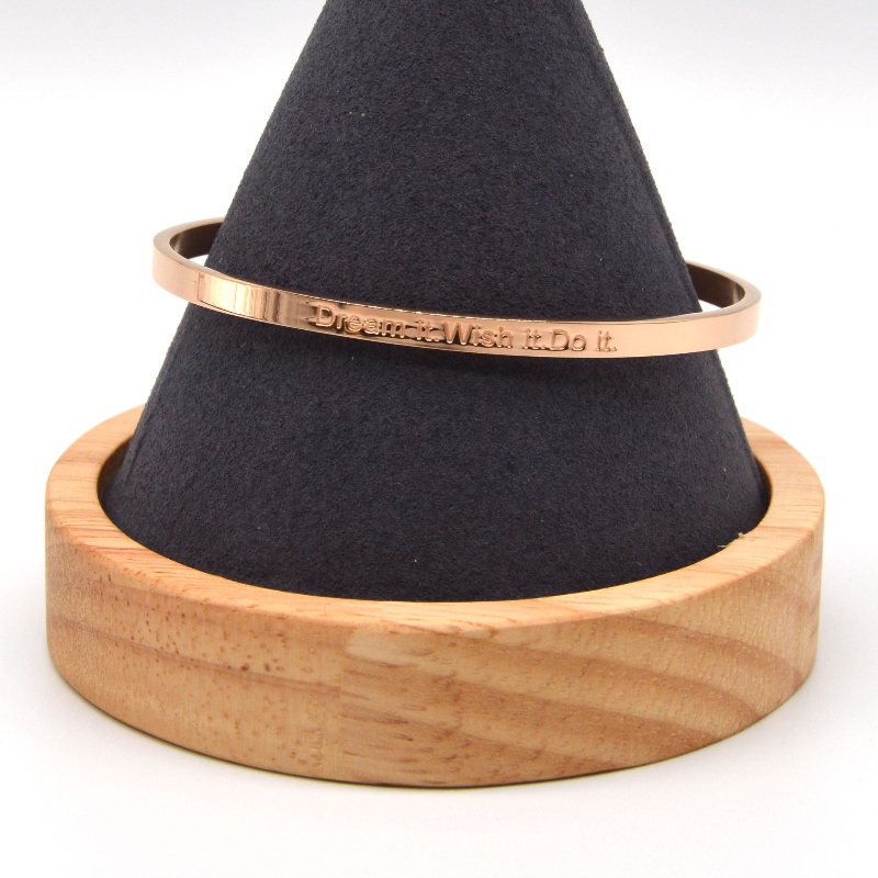 Lettera in acciaio inox Braccialetto rfbbg0123