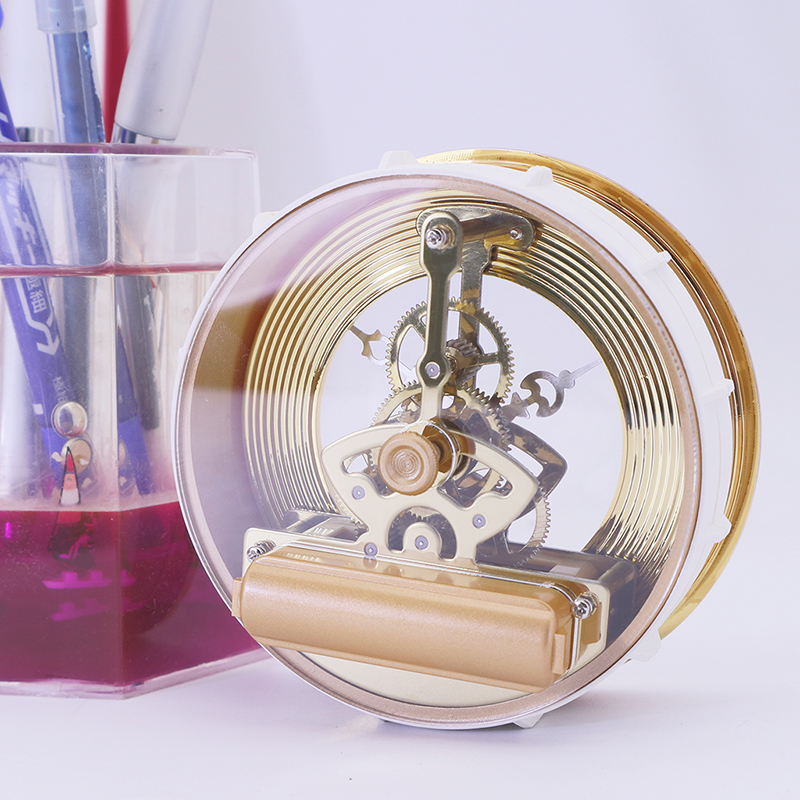 Inserto per orologio scheletro in metallo dorato 97MM