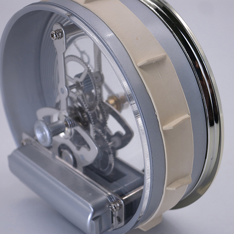 Inserto per orologio da tavolo scheletro argento 97MM