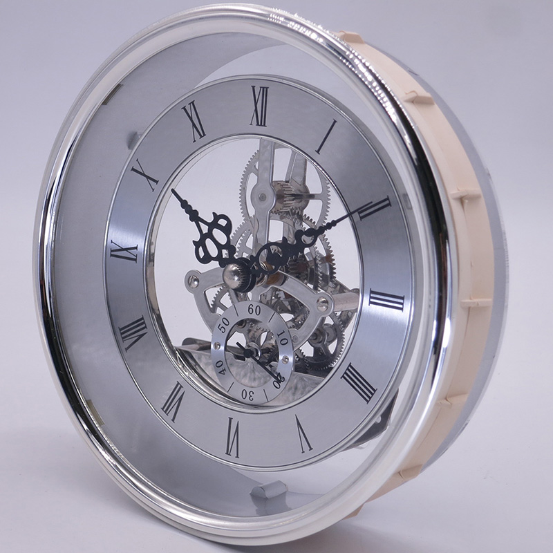 parte dell'orologio con inserto orologio scheletro argento diametro 149MM
