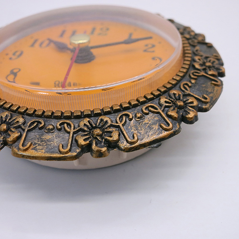 Diametro 80MM Plum Antique Orologio da parete con inserto