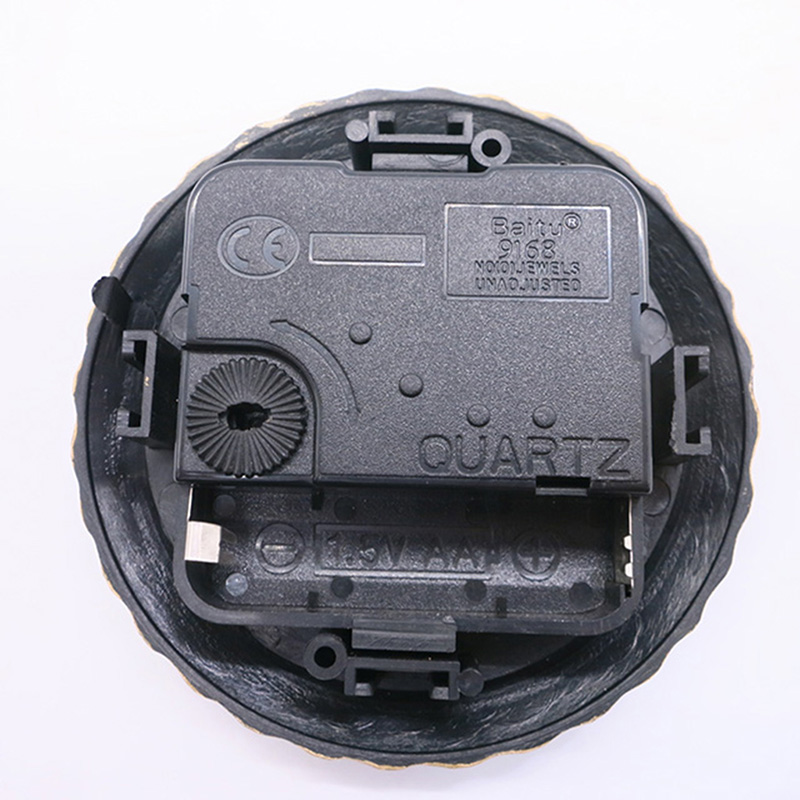 Antique Muro nero Orologio Inserisci con diametro 95MM