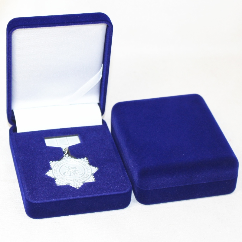 Elemento D-26 forma rotonda Velvet Box per monete, collana -.uh distintivo, mm.75*95*32mm, pesi circa 65g