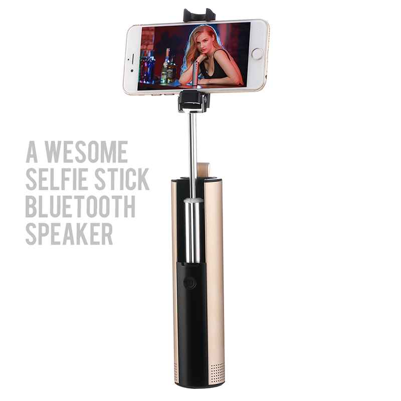 S621 Altoparlante wireless Selfie Stick Facile da trasportare