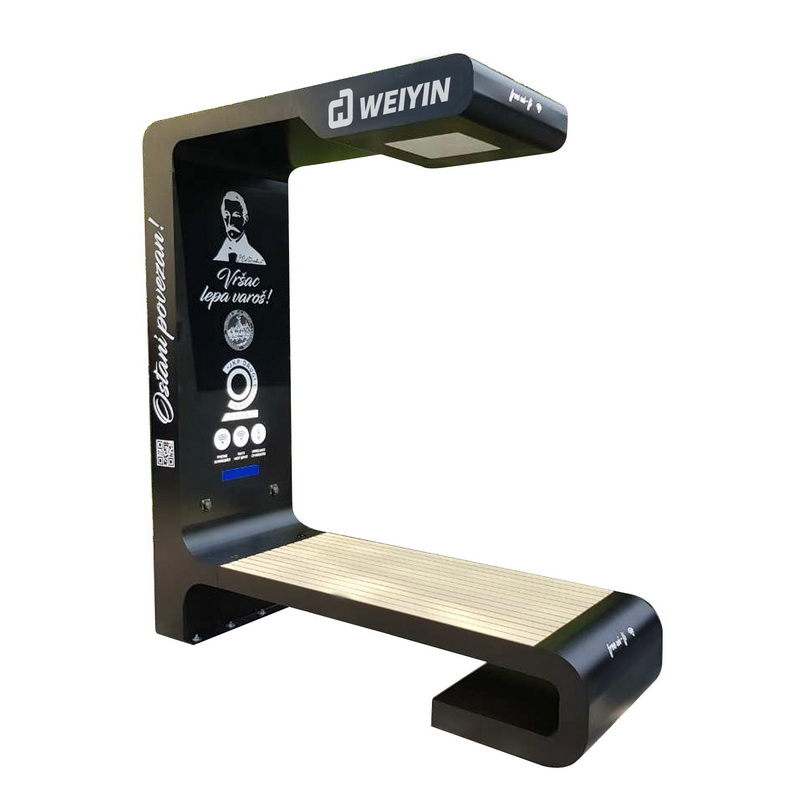 Best Design Display LED Poster Telefono USB ricarica mobili per esterni intelligenti solari