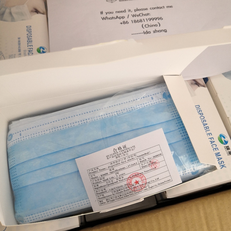 Maschera medica monouso