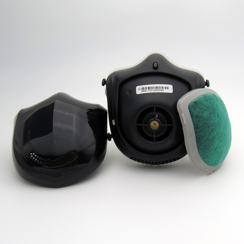 Q5S Maschera kn95 facile da respirare con ventilazione elettrica intelligente anti virus covid