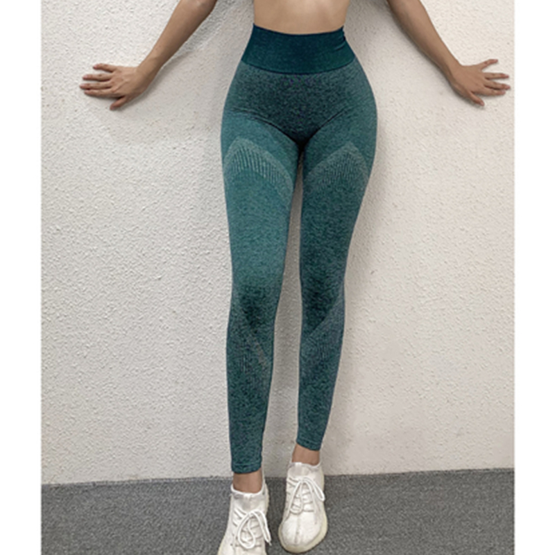 Pantaloni a vita alta per le donne che indossano pantaloni da yoga per il fitness in esecuzione in autunno pantaloni sportivi asciutti e attillati per le donne