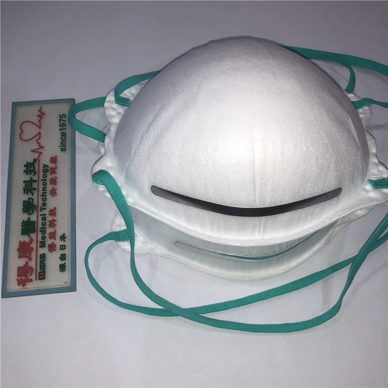 Mezza maschera N95 monouso a forma di tazza non tessuta per uso personale