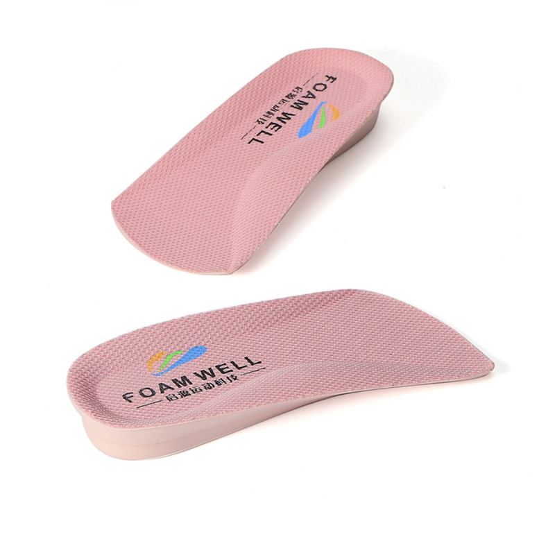 Mezzo assorbimento degli urti PU GEL Arch Support Cuscino tallone Cuscinetti Elevatori Altezza ampia Soletta