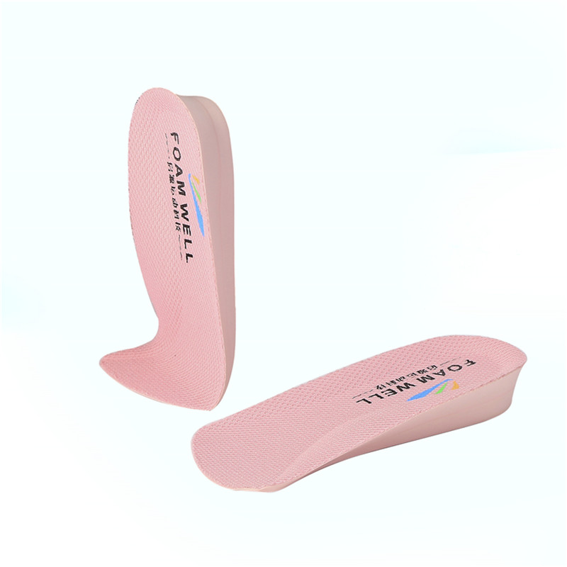 Mezzo assorbimento degli urti PU GEL Arch Support Cuscino tallone Cuscinetti Elevatori Altezza ampia Soletta