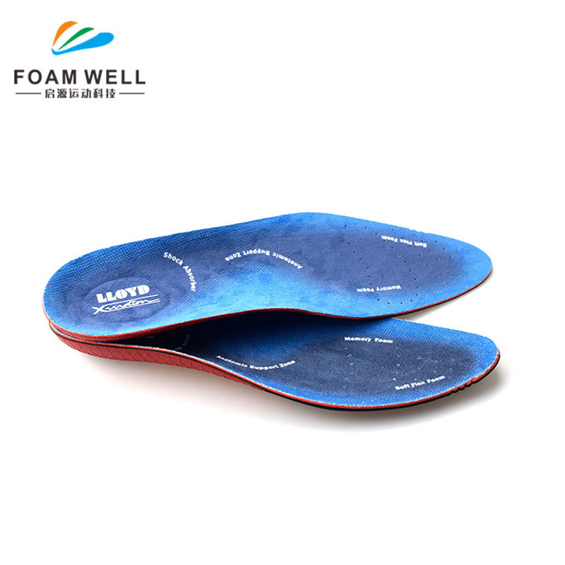 Alta qualità Personalizza l'assorbimento dello shock Eva Arch Support Flat Feet Ortopedia Insole