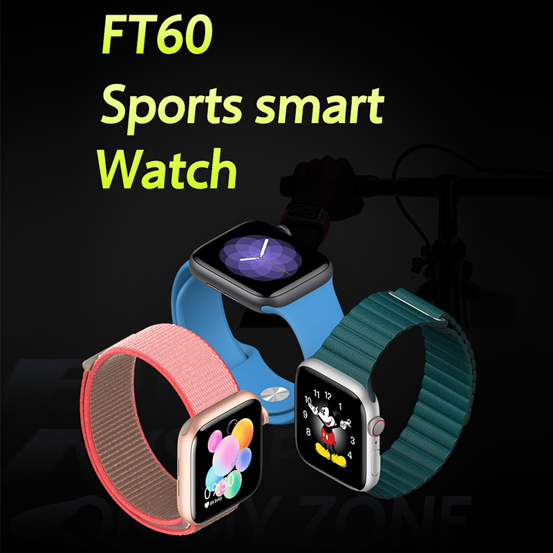 Smart watchFT60, Bluetooth; Heart Rate &Blood Press Monitoring; Sleep Monitoring; Sports Data Collection: Rileva lo stato dei tuoi movimenti quotidiani