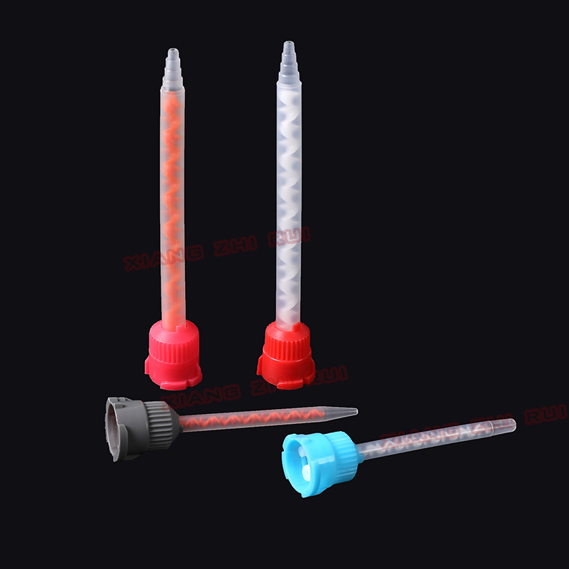 Tubo di miscelazione statico AB Tubo di gomma Riempimento di colla Colla di miscelazione dell'acqua Stick di miscelazione Miscelatore statico Ugello 101 Tubo di miscelazione 223 mm