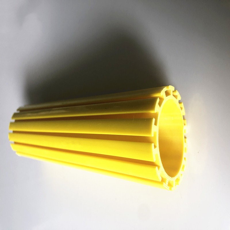 profilo del tubo di plastica del tubo del profilo del PVC dell'estrusione su misura per la scanalatura scorrevole del supporto del lecca-lecca