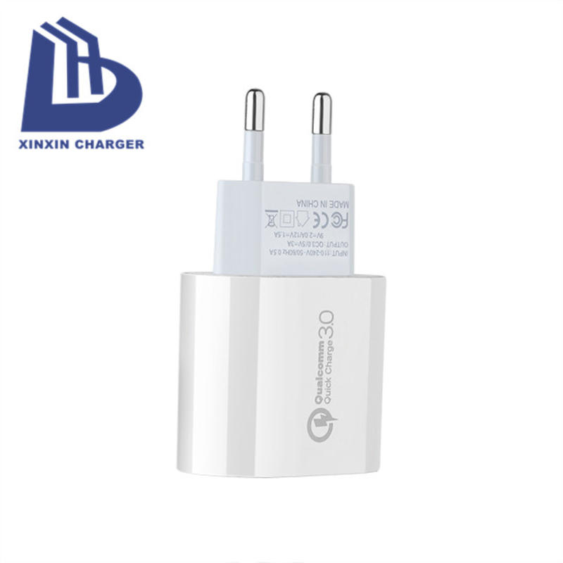 OEM Super Fast Wall Adaptor Tipo-c Qc 3.0 18w Caricatore Pd Usir Tipo C Adattatore portatile