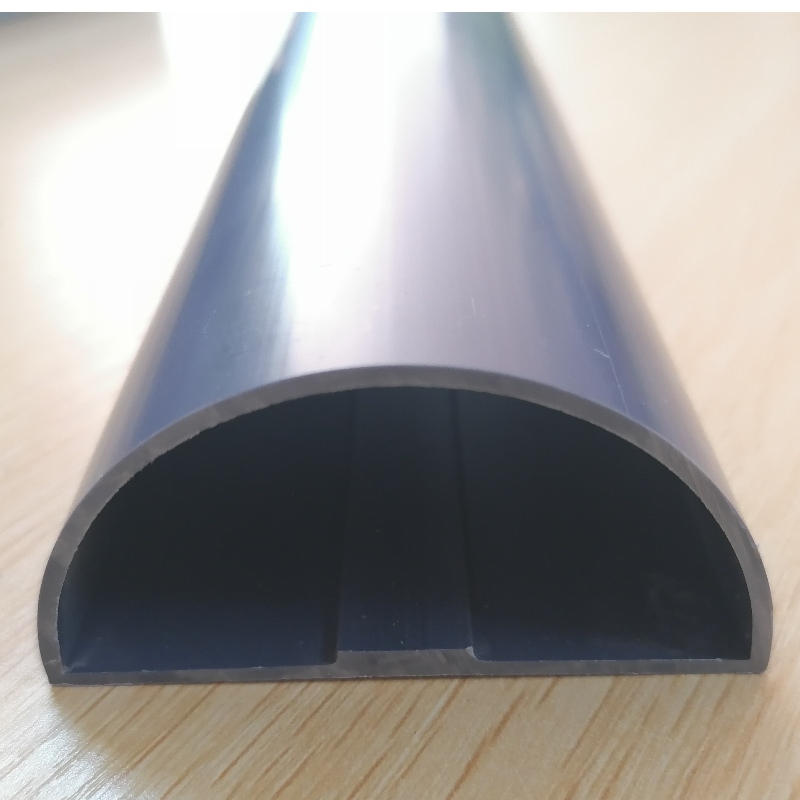 Profilo del tubo a semicerchio a forma di canale in plastica a forma di PVC D