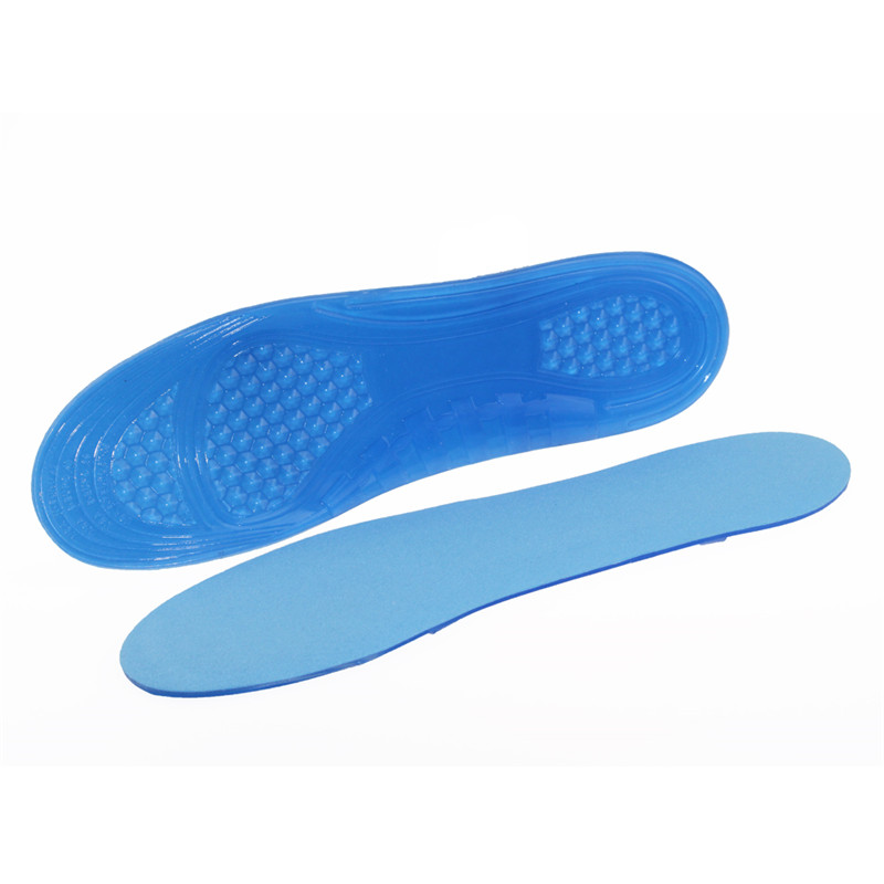 Non-slip sport arco supporto ortotic comfort gel silicone pu foam insole per alleviare il dolore della sensibilità