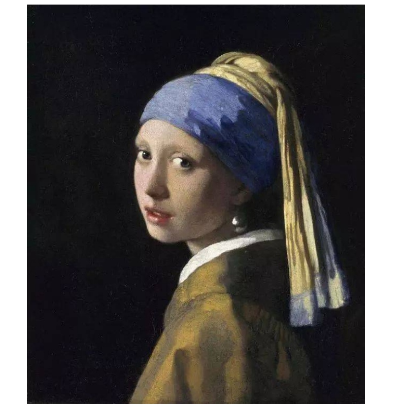 Greeting Card Johannes Vermeer Dipinting, Carta d'invito include buste bianche.Design personalizzato