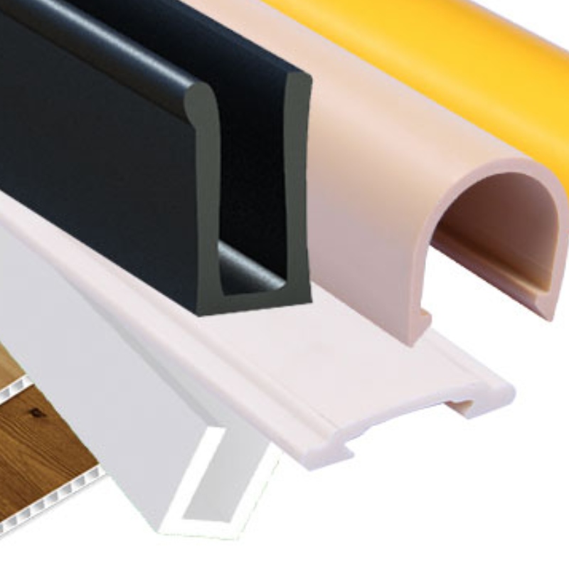 Profili in plastica estrusi insoliti personalizzati per un'ampia varietà di materiale per la decorazione d'interni di uffici e abitazioni