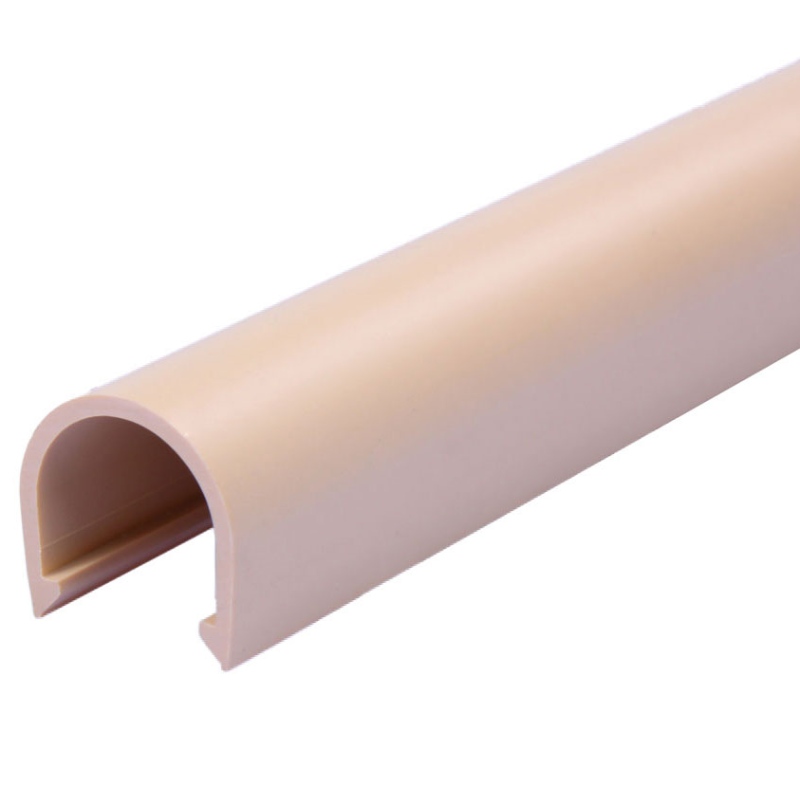 Profilo plastico diversificato Costruzione di estrusione plastica Prodotti di plastica per decorazione di alloggiamento