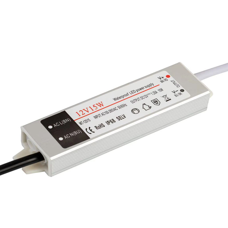 100~265VAC a DC 15W 24V alimentazione a LED a tensione costante