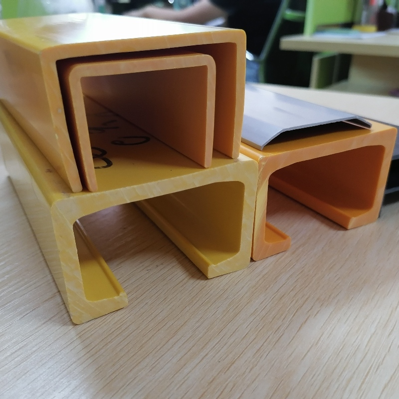 PVC U-groove PVC Profilo di finitura ad “U” profilo in plastica PVC Channel