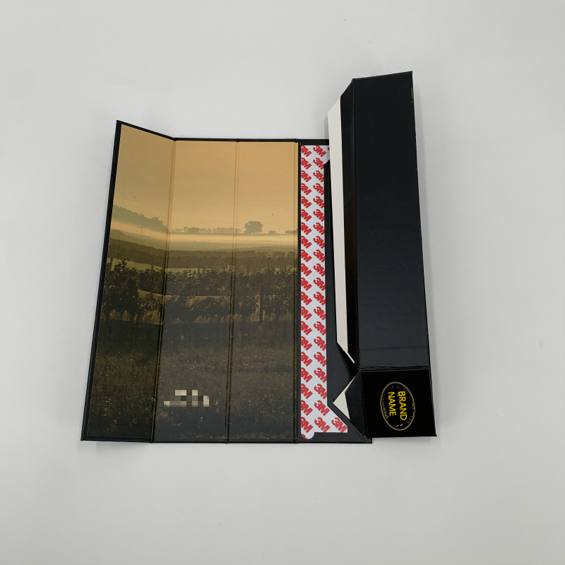 Custom Make Wine Bottle Box per Champagne Wedding Wine Box