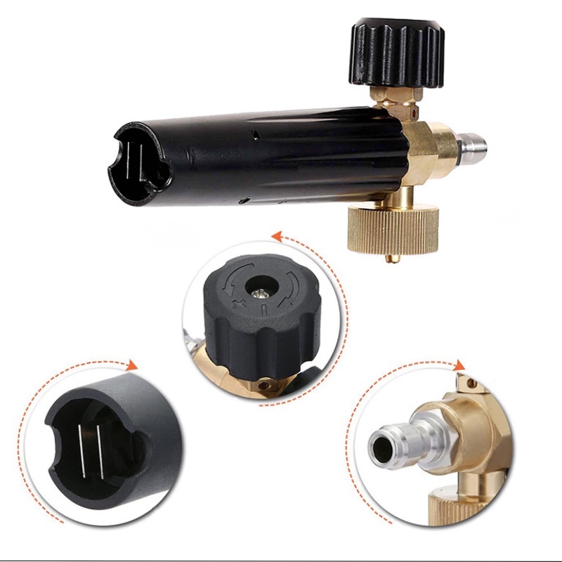 cannone in schiuma di neve per autolavaggio idropulitrice